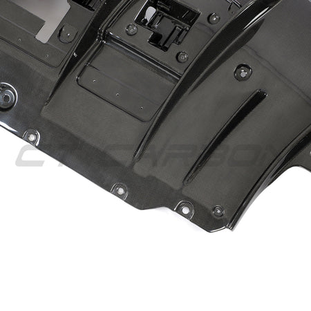 FERRARI F8 2019-2023 CARBON FIBRE DIFFUSER-Diffuser-CT CARBON-CT Carbon - High-quality carbon fiber and gloss black aerodynamic parts for premium sports and luxury vehicles.