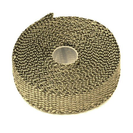 Exoracing Titanium or Carbon Exhaust Wrap - 5m Length x 2.5cm Width / Titanium