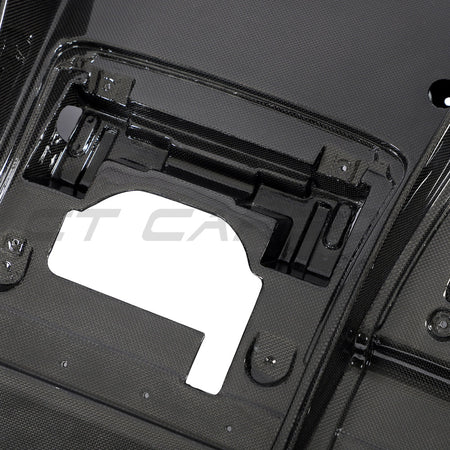 FERRARI F8 2019-2023 CARBON FIBRE DIFFUSER-Diffuser-CT CARBON-CT Carbon - High-quality carbon fiber and gloss black aerodynamic parts for premium sports and luxury vehicles.