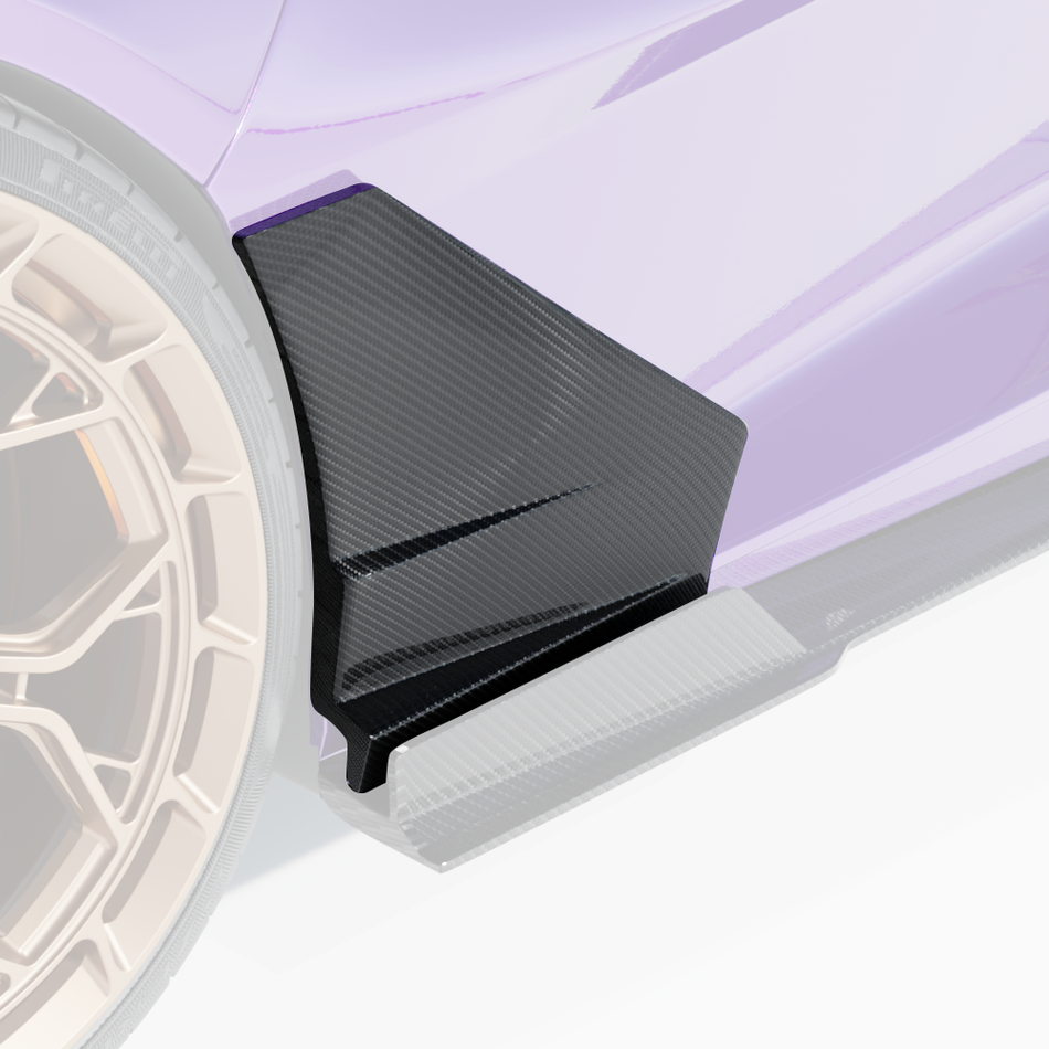 LAMBORGHINI REVUELTO CARBON FIBRE DOOR TRIM - CT DESIGN-Side Skirts-CT CARBON-CT Carbon - High-quality carbon fiber and gloss black aerodynamic parts for premium sports and luxury vehicles.