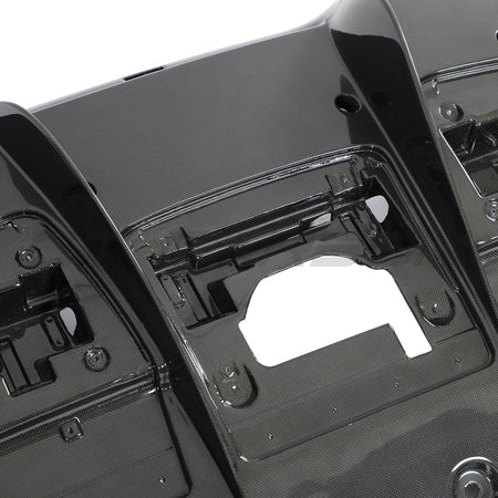 FERRARI F8 2019-2023 CARBON FIBRE DIFFUSER-Diffuser-CT CARBON-CT Carbon - High-quality carbon fiber and gloss black aerodynamic parts for premium sports and luxury vehicles.