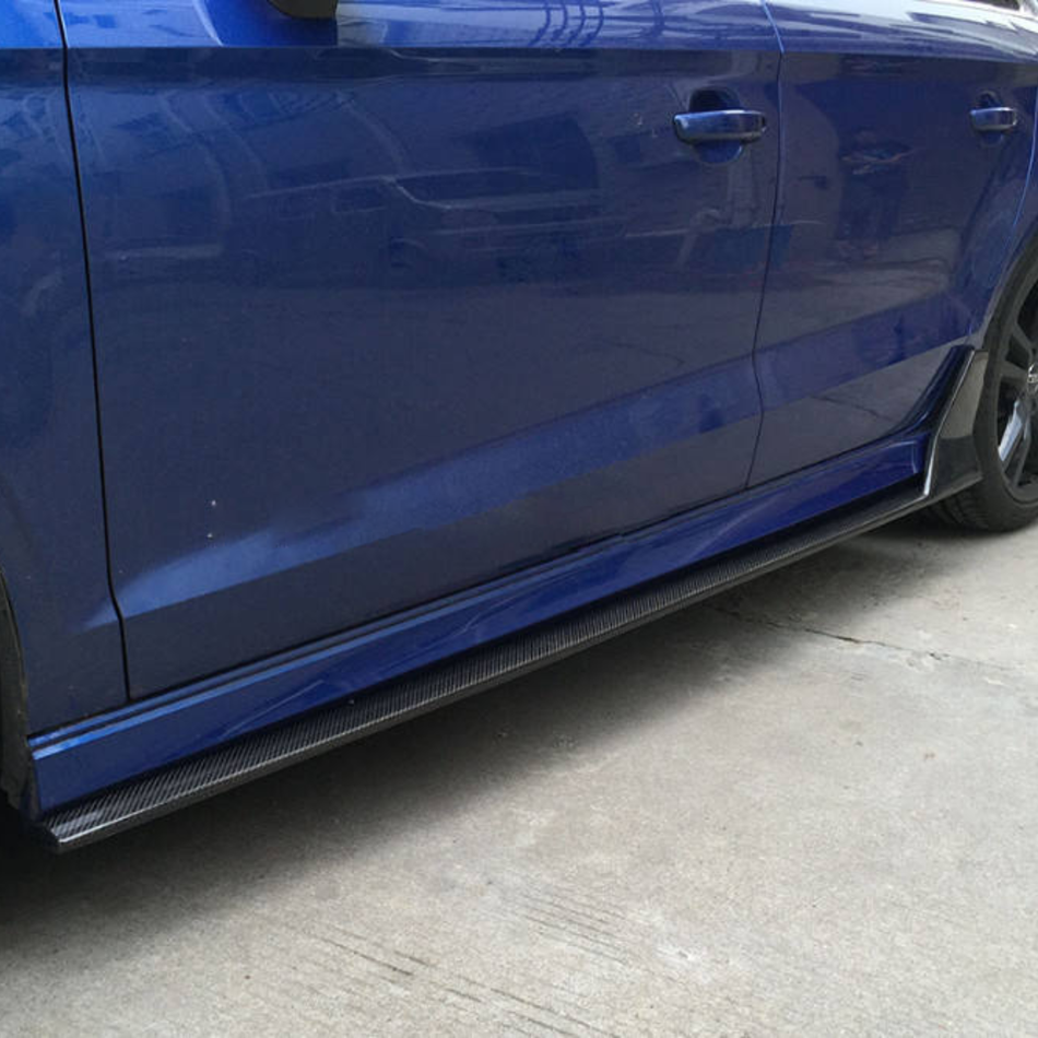 Audi A3/S3 8V Carbon Fiber Side Skirts V3