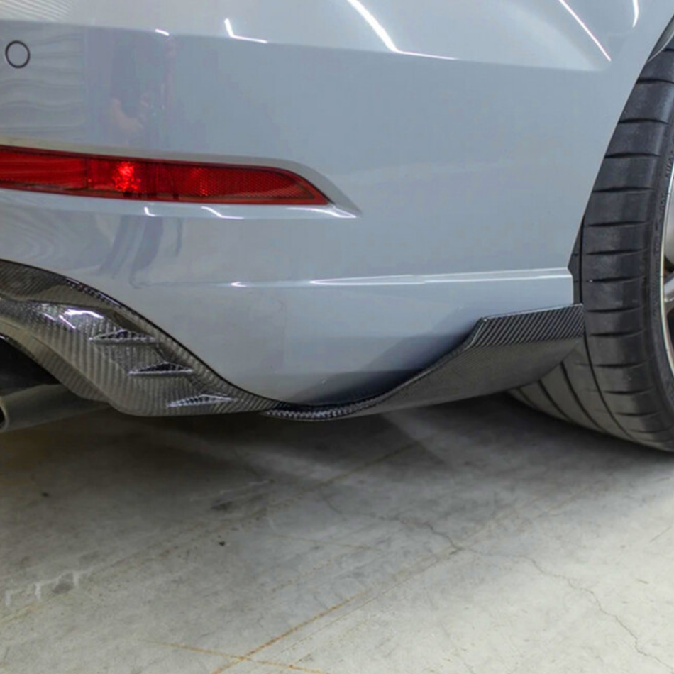 Audi RS3 8V.5 Carbon Fiber Rear Bumper Splitter Blades