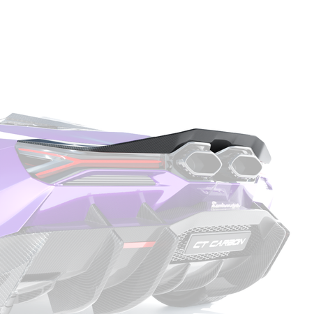 LAMBORGHINI REVUELTO CARBON FIBRE SPOILER - CT DESIGN-Spoiler-CT CARBON-CT Carbon - High-quality carbon fiber and gloss black aerodynamic parts for premium sports and luxury vehicles.