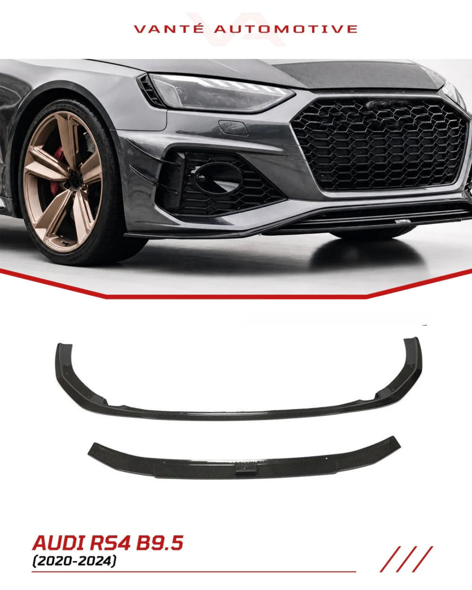 Audi RS4 B9.5 Dry Carbon Fibre Front Lip