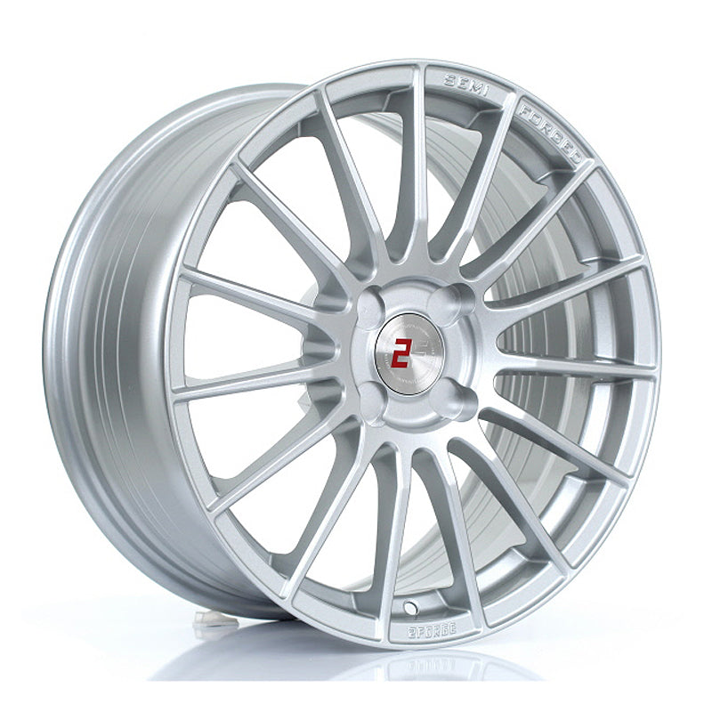 2FORGE ZF1 17x8 ET10-58 4X108 SILVER