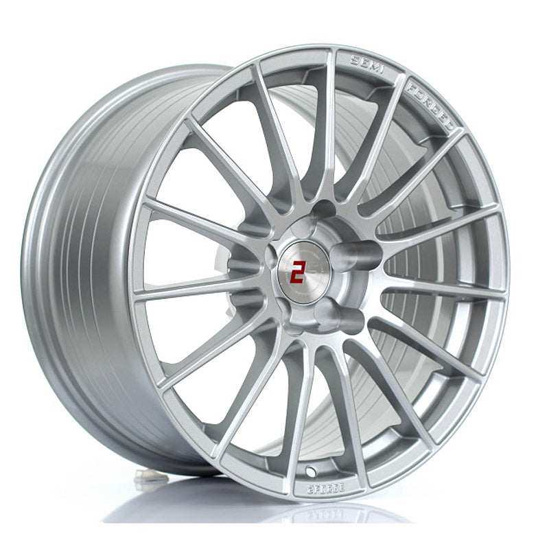 2FORGE ZF1 17x9.5 ET0-45 5X108 SILVER