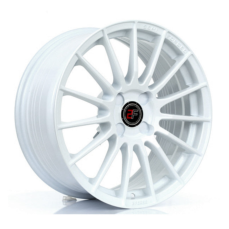 2FORGE ZF1 17x8 ET10-58 4X108 WHITE