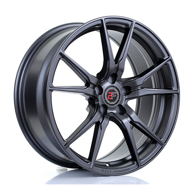 2FORGE ZF2 19x8.5 ET15-45 5X108 MATT GUNMETAL