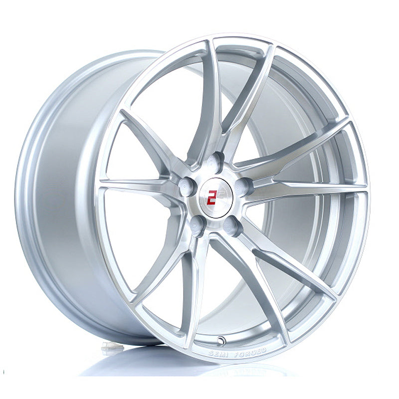 2FORGE ZF2 19x10.5 ET15-40 5X115 SILVER POLISHED FACE