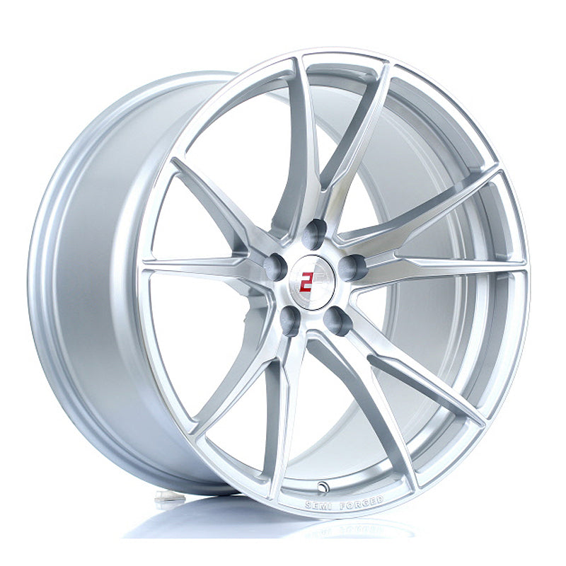 2FORGE ZF2 20x10.5 ET9-40 5X120.65 SILVER POLISHED FACE