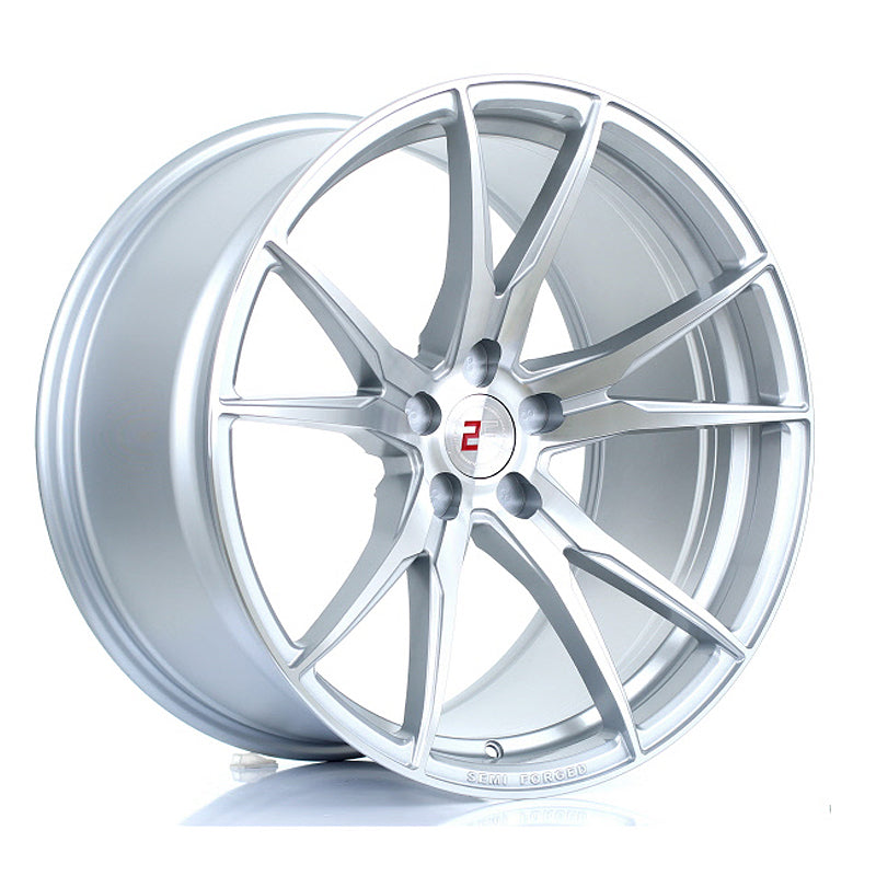 2FORGE ZF2 20x11 ET15-46 5X100 SILVER POLISHED FACE