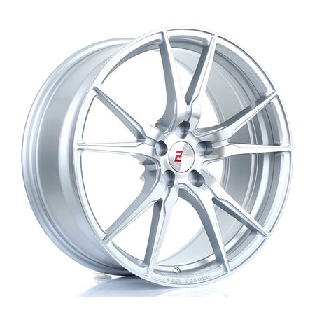 2FORGE ZF2 20x9 ET15-60 5X114 SILVER POLISHED FACE