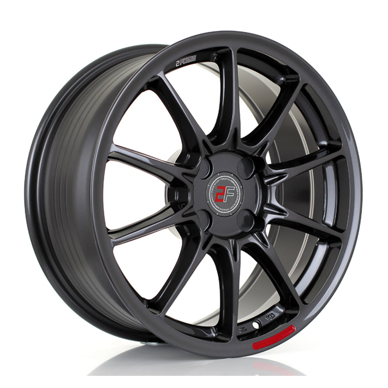 2FORGE ZF8 17x7.5 ET10-50 4X108 GLOSS GUNMETAL
