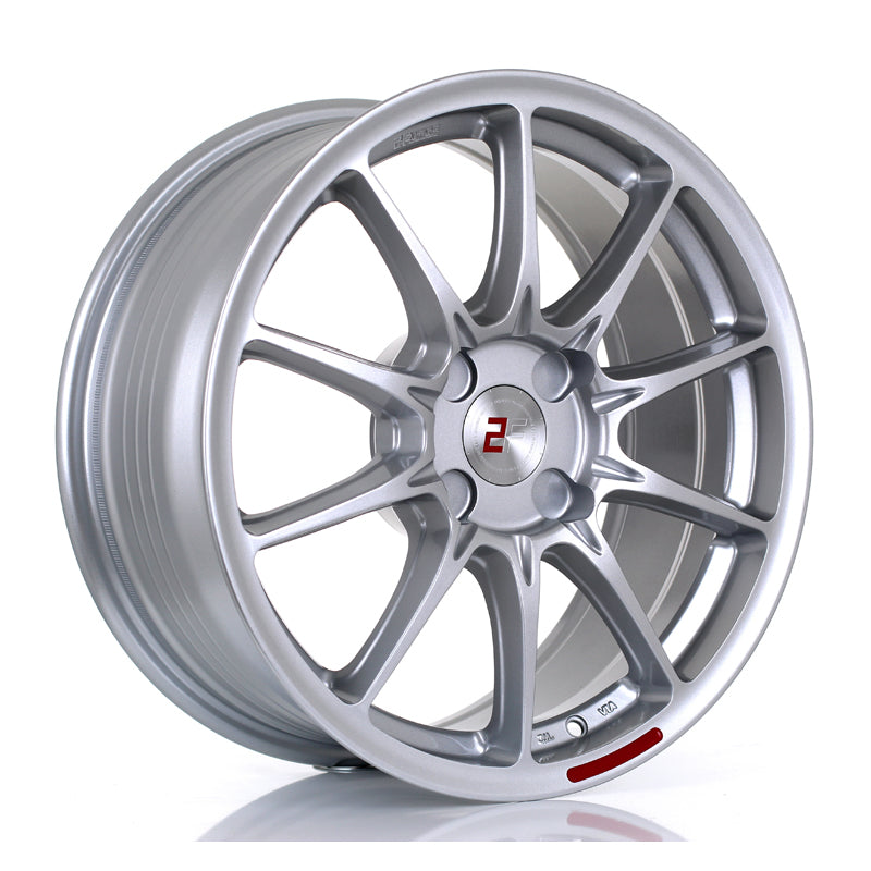 2FORGE ZF8 17x8 ET10-50 4X100 SILVER