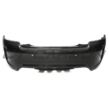 BMW F87 M2/M2C CARBON PRE-PREG FIBRE REAR BUMPER-Bumper-CT CARBON-CT Carbon - High-quality carbon fiber and gloss black aerodynamic parts for premium sports and luxury vehicles.