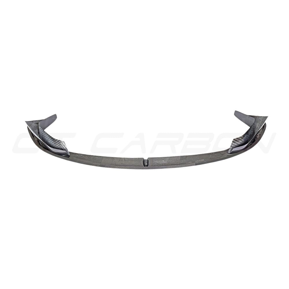 BMW M3/M4 (F80 F82 F83) CARBON FIBRE SPLITTER (NO CANARDS) - MP STYLE-Splitter-CT CARBON-CT Carbon - High-quality carbon fiber and gloss black aerodynamic parts for premium sports and luxury vehicles.