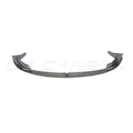 BMW M3/M4 (F80 F82 F83) CARBON FIBRE SPLITTER (NO CANARDS) - MP STYLE-Splitter-CT CARBON-CT Carbon - High-quality carbon fiber and gloss black aerodynamic parts for premium sports and luxury vehicles.