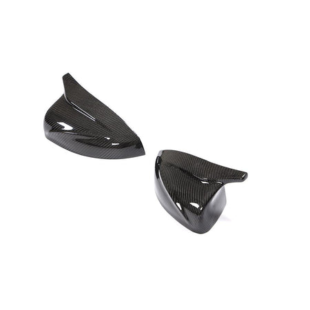AUDI A3 S3 RS3 8V CARBON FIBRE MIRROR COVERS V2 - WITHOUT LANE ASSIST-Accessories-CT CARBON-CT Carbon - High-quality carbon fiber and gloss black aerodynamic parts for premium sports and luxury vehicles.