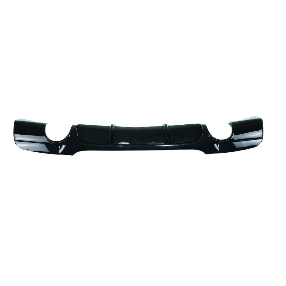 BMW 3 SERIES E90/E91 2005-2011 GLOSS BLACK DIFFUSER - DUAL EXIT