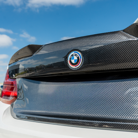 BMW M2 / M2C F87 & F22 2 SERIES CARBON FIBRE BOOTLID - MP STYLE-Bootlid-CT CARBON-CT Carbon - High-quality carbon fiber and gloss black aerodynamic parts for premium sports and luxury vehicles.