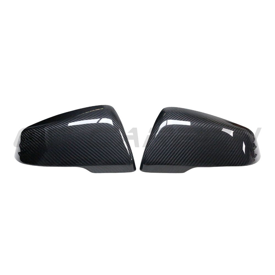 TOYOTA SUPRA A90 CARBON FIBRE MIRRORS-Accessories-CT CARBON-CT Carbon - High-quality carbon fiber and gloss black aerodynamic parts for premium sports and luxury vehicles.