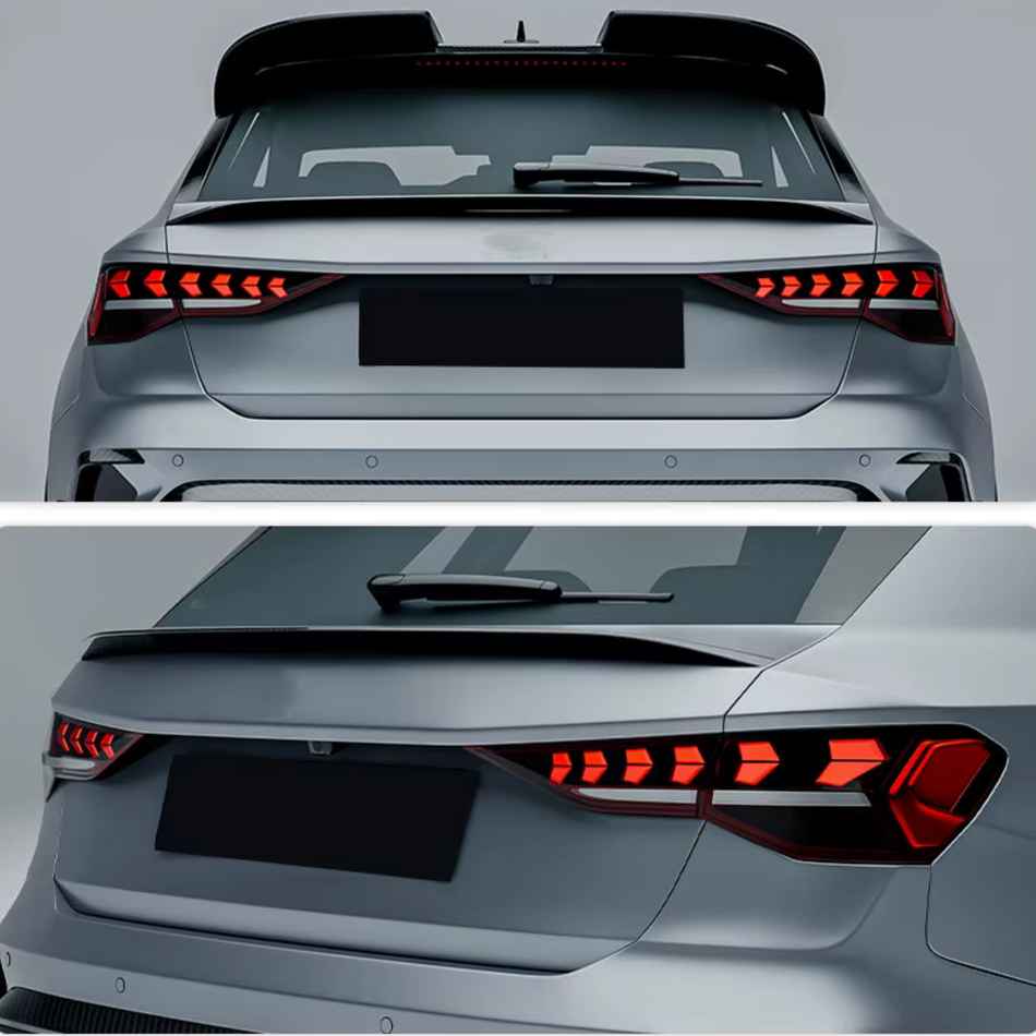 Audi A3/S3/RS3 8Y Carbon Fiber Rear Mid Spoiler Wing Sportback