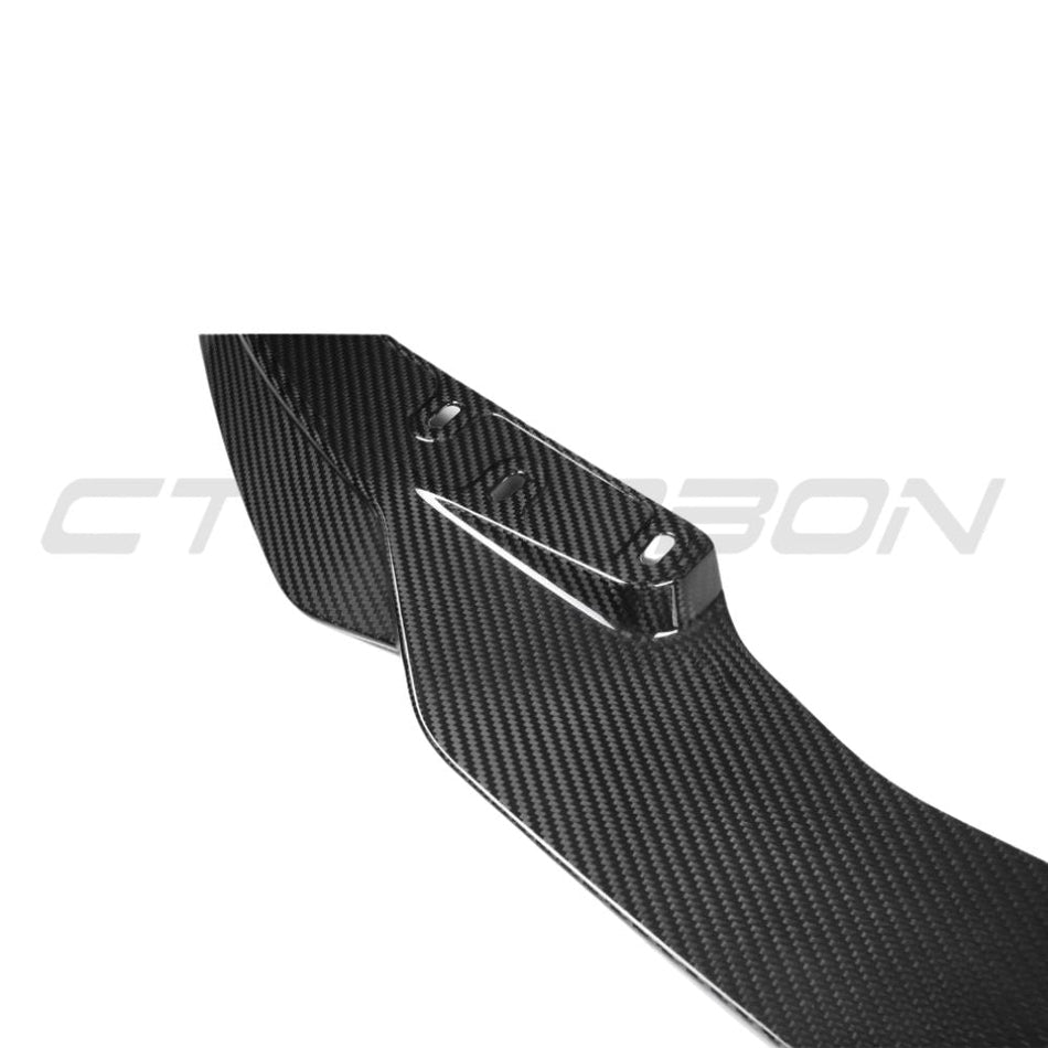 BMW 3 SERIES G20/G21 CARBON FIBRE SPLITTER - MP-Splitter-CT CARBON-CT Carbon - High-quality carbon fiber and gloss black aerodynamic parts for premium sports and luxury vehicles.