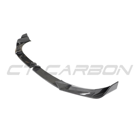 BMW X3M/X4M F97/F98 LCI 2022+ CARBON FIBRE SPLITTER-Splitter-CT CARBON-CT Carbon - High-quality carbon fiber and gloss black aerodynamic parts for premium sports and luxury vehicles.