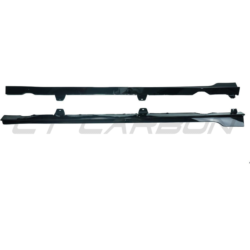 VOLKSWAGEN GOLF GTI/GTD MK7/7.5 2014-2020 GLOSS BLACK SIDE SKIRTS - TC STYLE