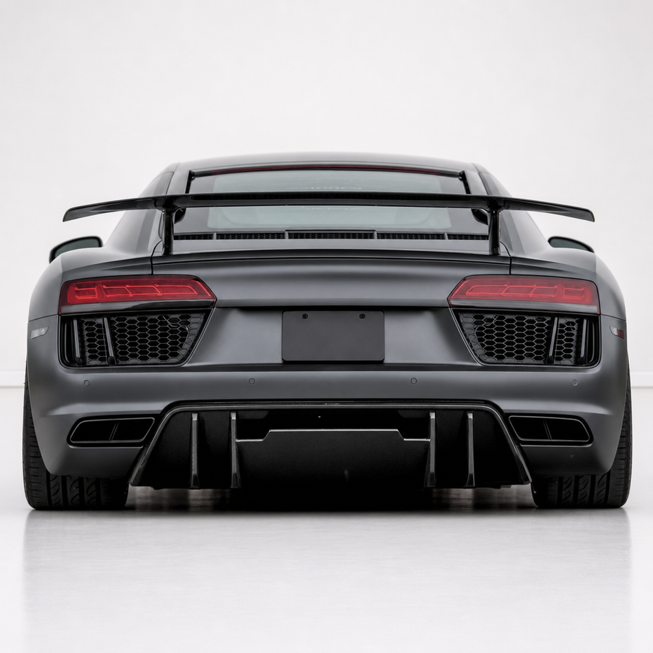 Audi R8 4S Carbon Fiber Rear Diffuser V2
