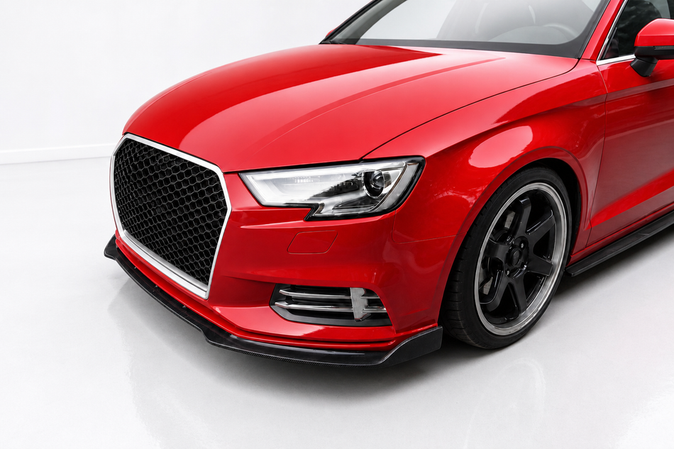 Audi A3 Sedan 8V.5 Carbon Fiber Front Splitter Lip