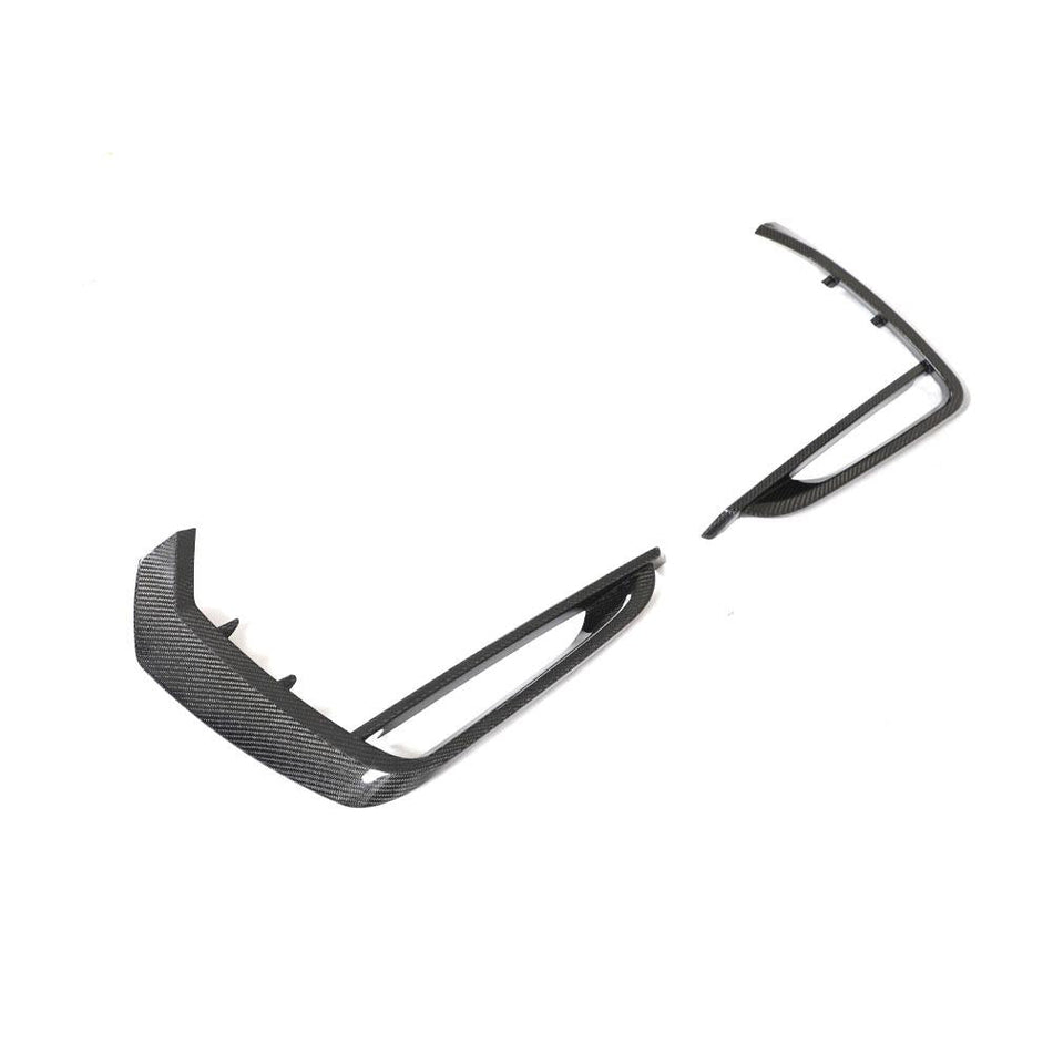 Audi RSQ8 4M Carbon Fiber Front Canards/Bumper Trim/Foglamp Covers