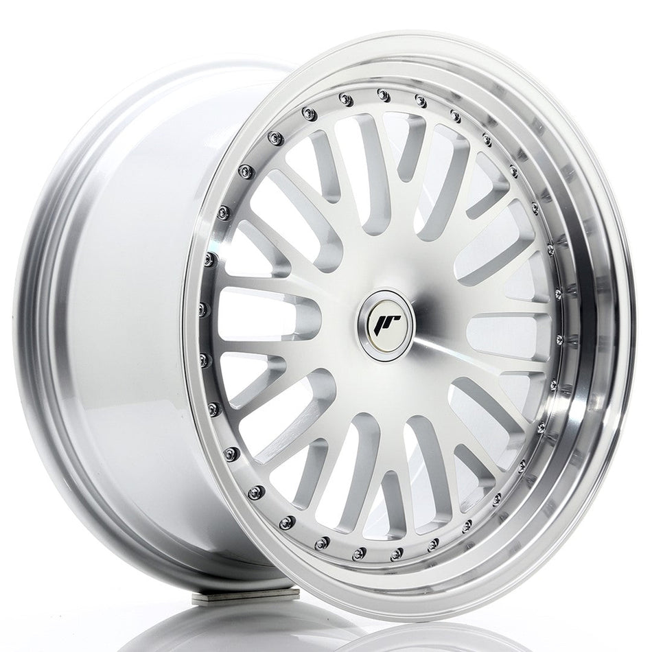 JR Wheels JR10 17x8 ET35 Blank Silver Machined Face
