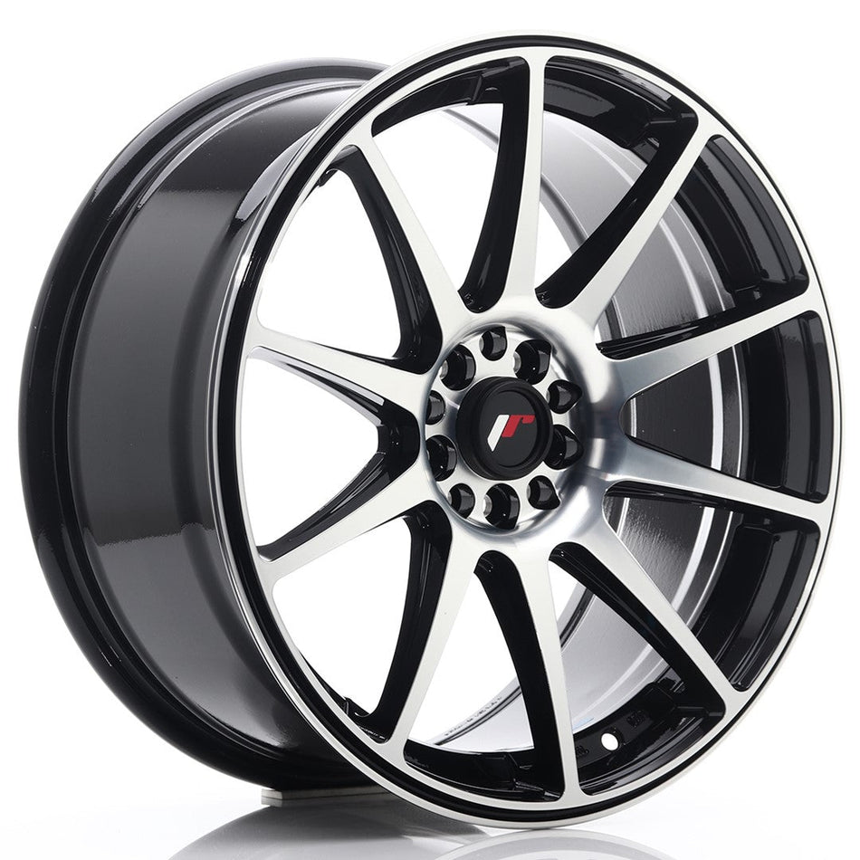 JR Wheels JR11 18x8.5 ET35 5x100/108 Black Machined