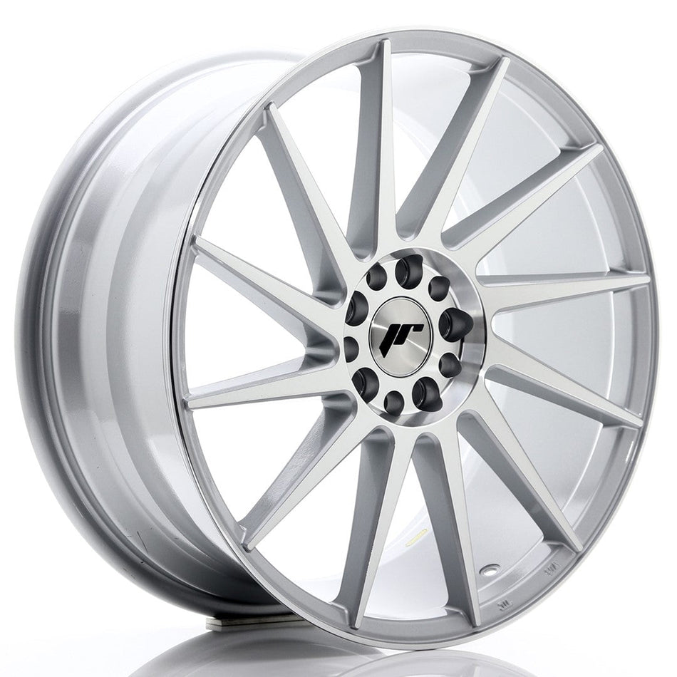 JR Wheels JR22 18x8.5 ET40 5x112 Silver Machined Face