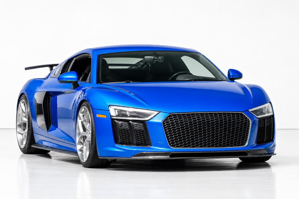 Audi R8 4S Carbon Fiber Front Splitter Lip V3