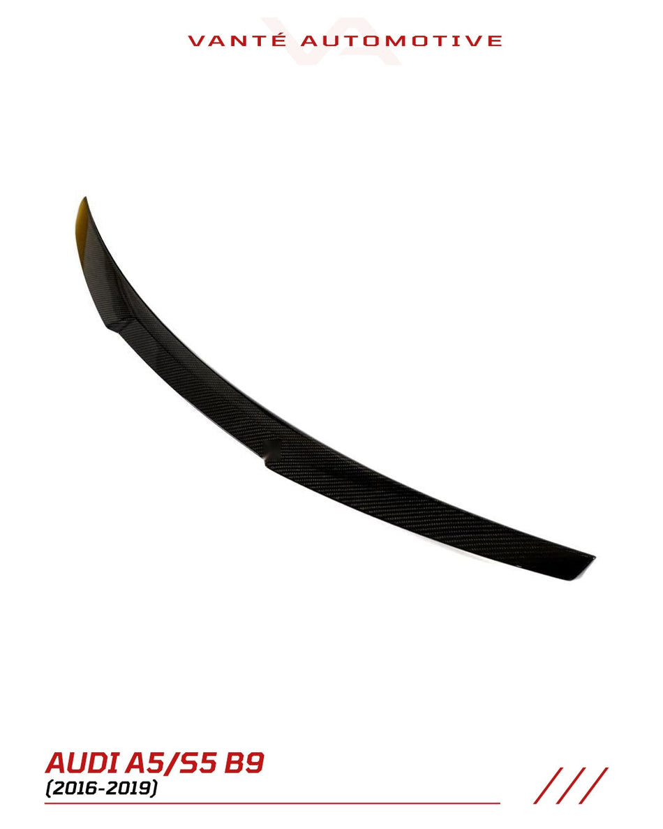 Audi A5 B9 Dry Carbon Fibre Rear Trunk Spoiler