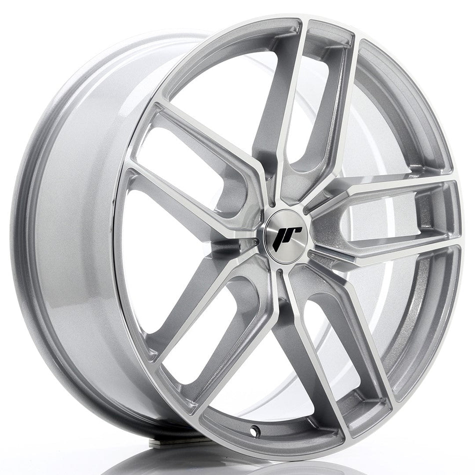 JR Wheels JR25 19 x 8.5 ET20-40 5H BLANK Silver Machined Face