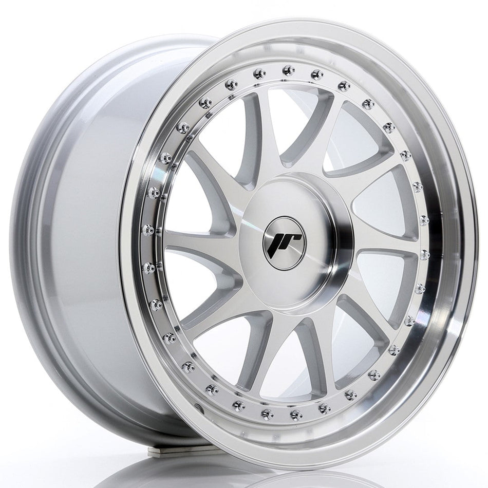 JR Wheels JR26 18x8.5 ET35 5x100 Silver Machined Face