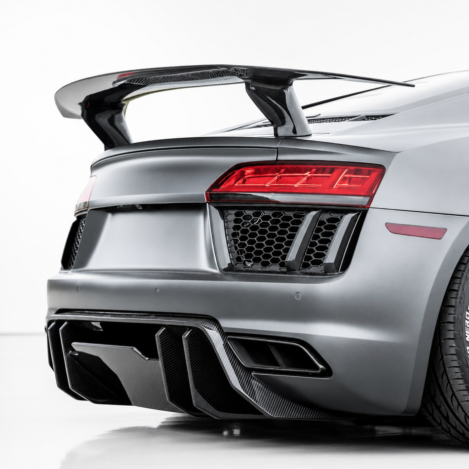 Audi R8 4S Carbon Fiber Rear Spoiler Wing V2