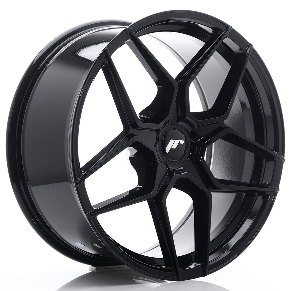 JR Wheels JR34 18x8 ET20-42 5H BLANK Glossy Black