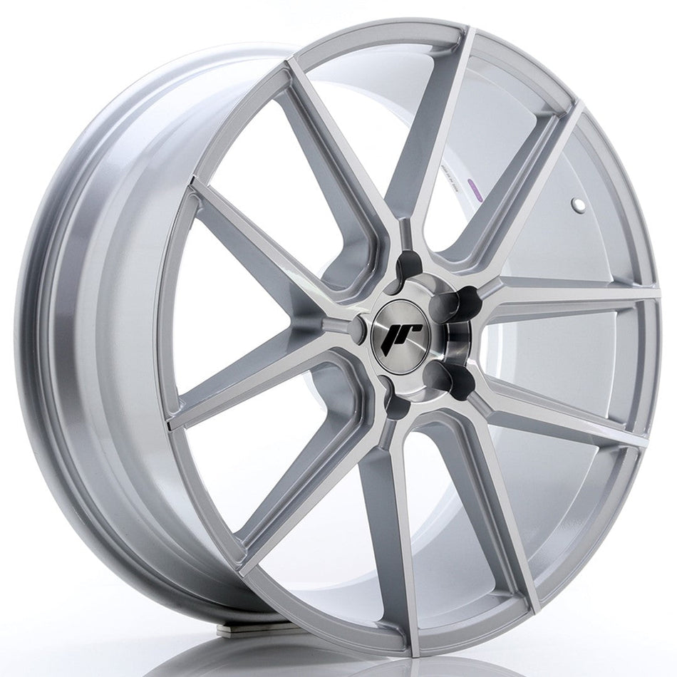 JR Wheels JR30 19x8.5 ET20-42 5H BLANK Silver Machined Face