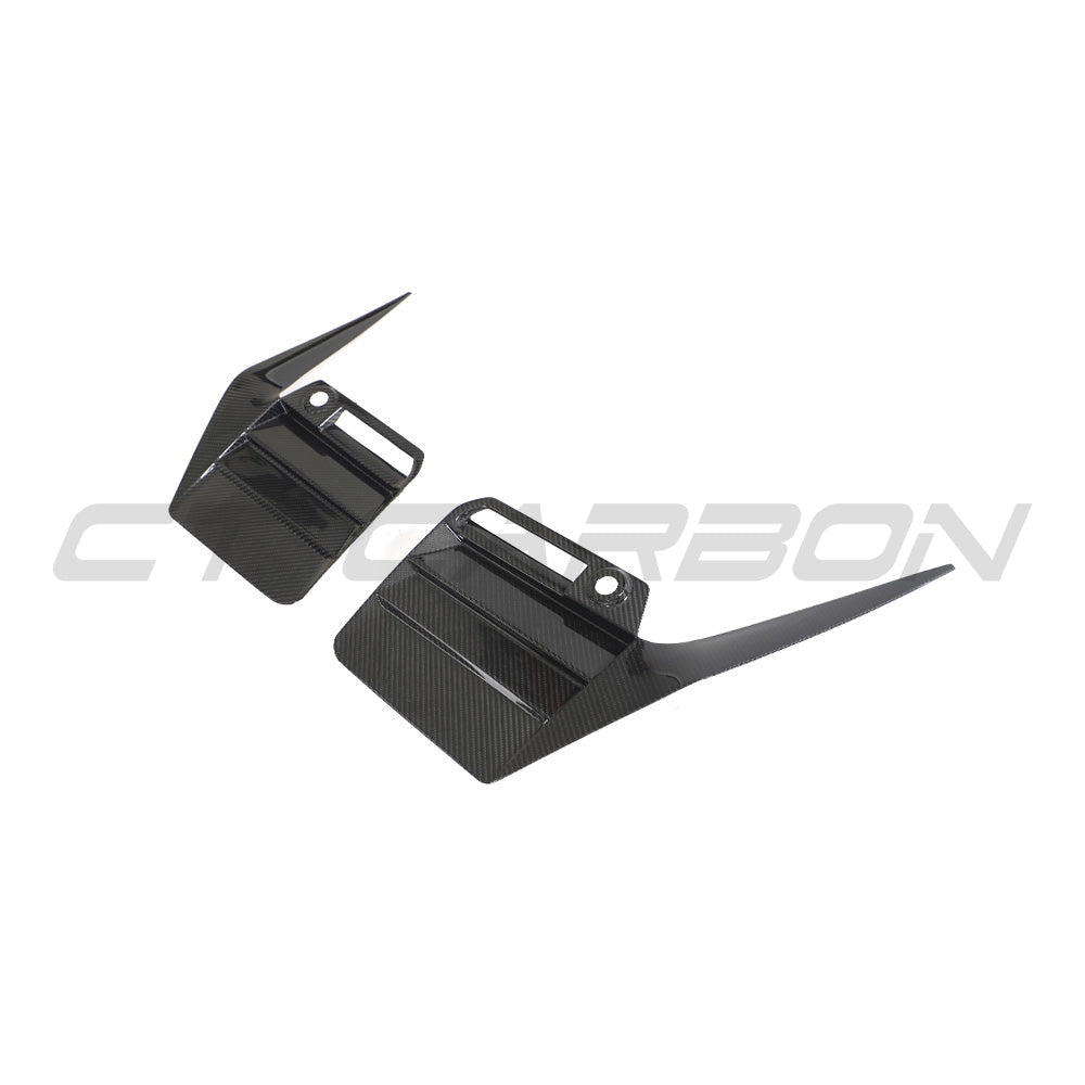 BMW G87 M2 2023+ CARBON FIBRE REAR BUMPER TRIM - V2-Accessories-CT CARBON-CT Carbon - High-quality carbon fiber and gloss black aerodynamic parts for premium sports and luxury vehicles.