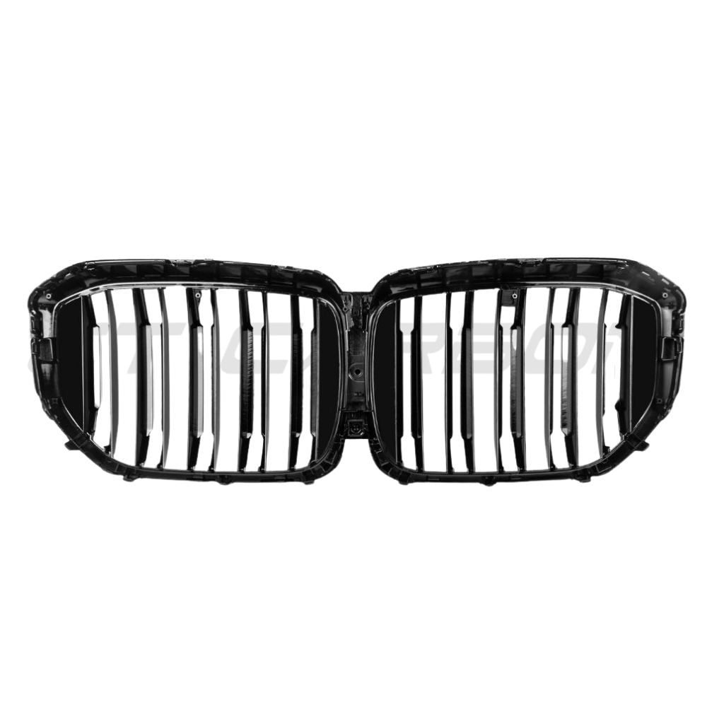 BMW X5 G05 LCI DOUBLE SLAT CARBON FIBRE FRONT GRILLE-Grille-CT CARBON-CT Carbon - High-quality carbon fiber and gloss black aerodynamic parts for premium sports and luxury vehicles.