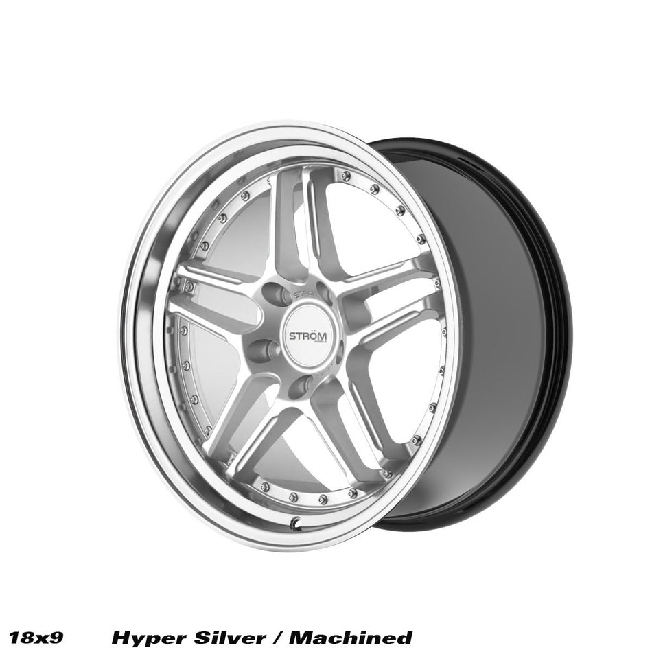 STROM DS-05 18x9 ET33 5x114.3 Hyper Silver / Pol