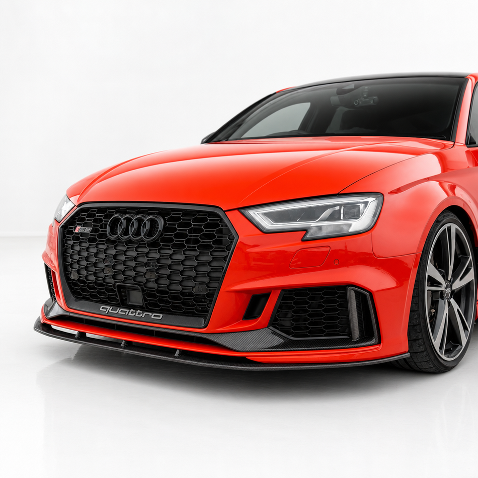 Audi RS3 8V.5 Carbon Fiber Front Bumper Splitter Lip V2