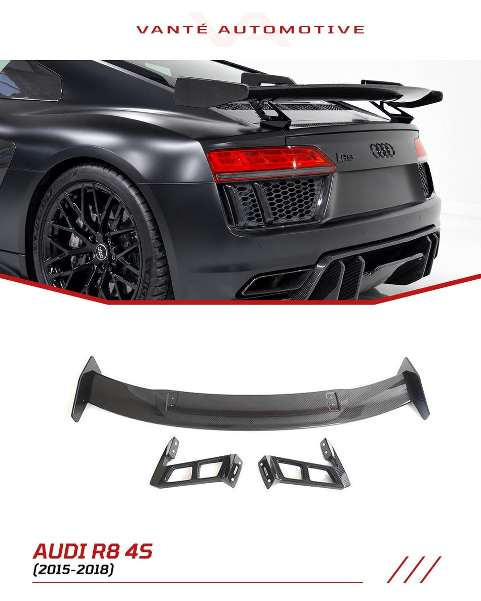 Audi R8 4S Carbon Fiber Rear Wing Spoiler Sport