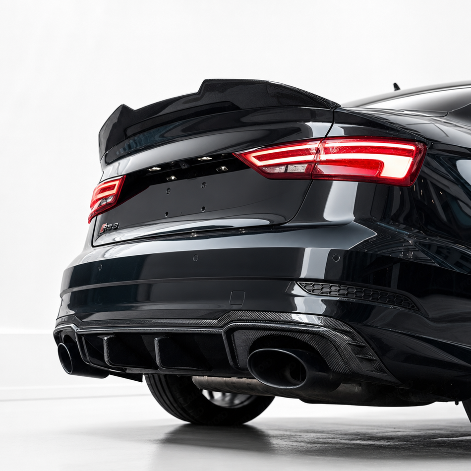 Audi RS3 8V.5 Carbon Fiber Rear Diffuser V2