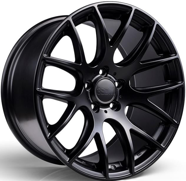 3SDM 0.01-SF 18x8.5 ET45 5x112 Matt Black